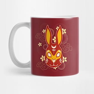 Year Of The Rabbit red Mug